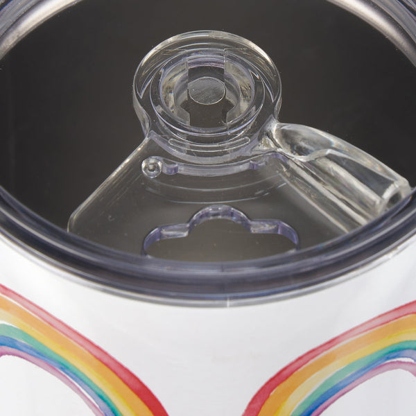 Coffee Tumbler - Rainbow Pattern