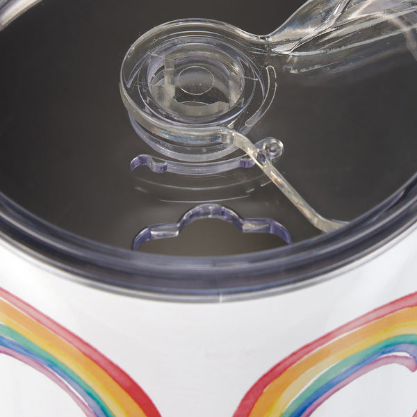 Coffee Tumbler - Rainbow Pattern