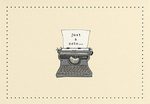 14 ct. Note Cards - Typewriter