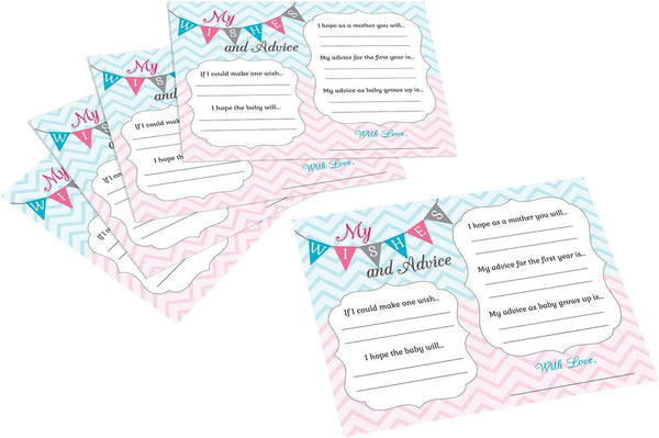 Baby Shower 24 ct. Wishes Cards