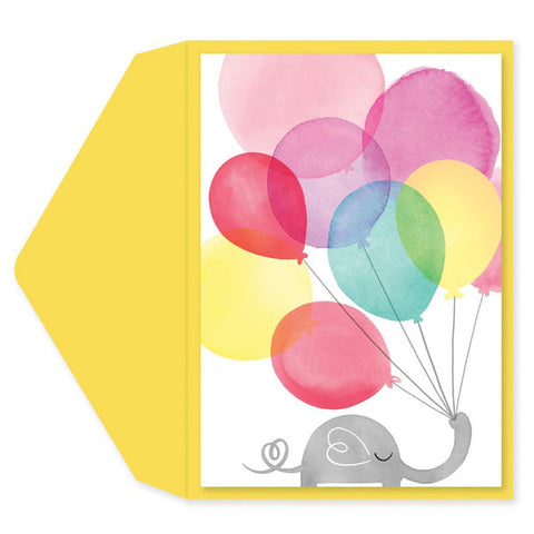 Baby Shower Greeting Card - Baby Trunks