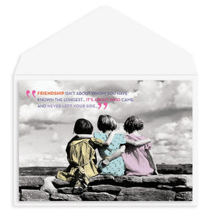 Friendship Greeting Card - Through Thick & Thin