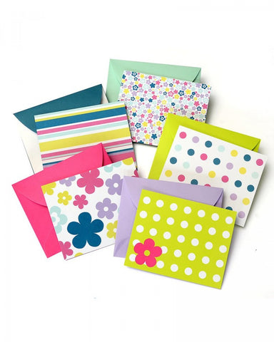 Value Pack - Assorted Flat Panel Note Cards - 100 count