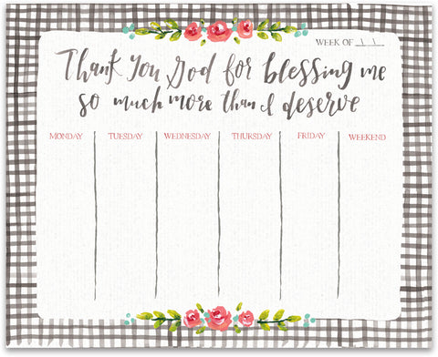 Blessing Me More - Note Pad
