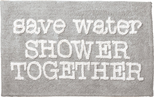 Bath Rug - Save Water Shower Together