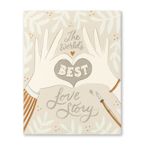 Wedding Greeting Card - The World's Best Love Story