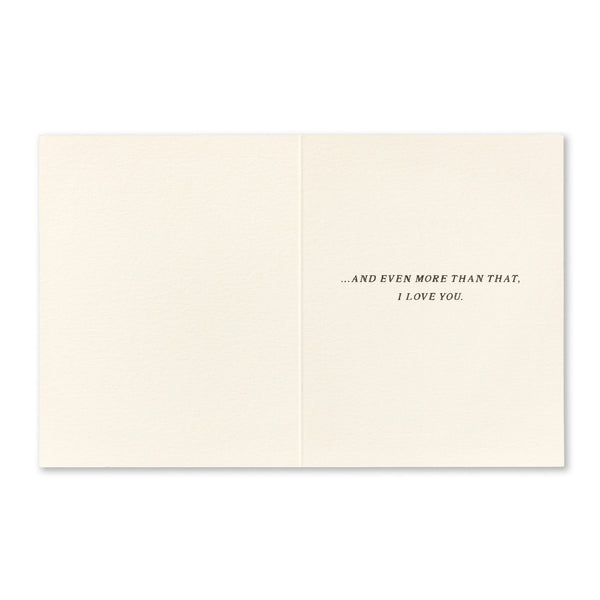 Anniversary Greeting Card - I Love Us