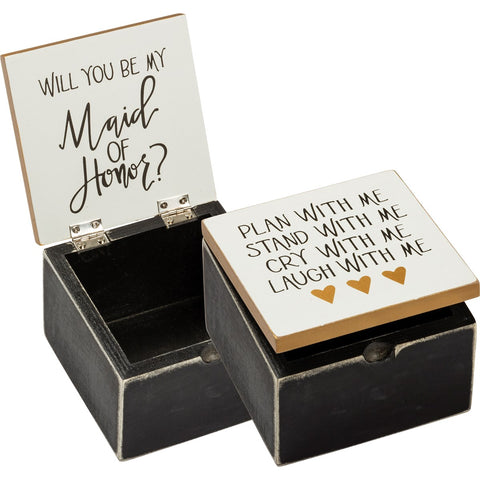 Hinged Box - Plan with me be my Maid of Honor