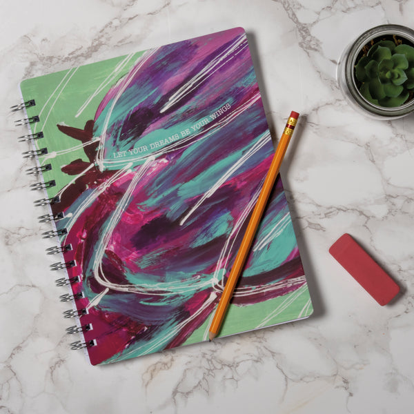Spiral Notebook - Let Your Dreams Be Your Wings