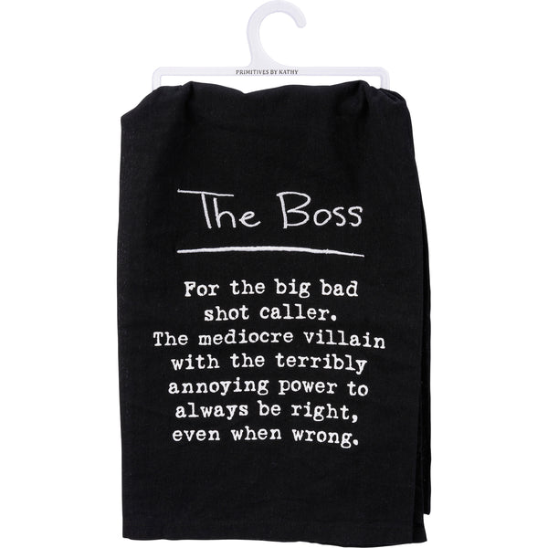 Kitchen Towel - The Boss The Big Bad Shot Caller
