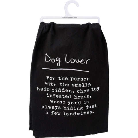 Kitchen Towel - Dog Lover Person With The Chew Toy