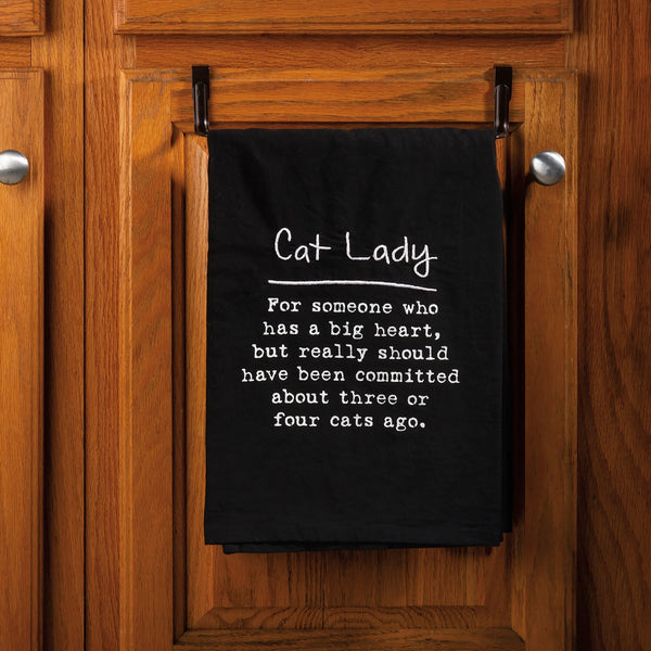 Kitchen Towel - Cat Lady Committed Four Cats Ago