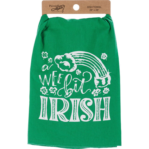 St. Patrick's Day Kitchen Towel - Wee Bit Irish