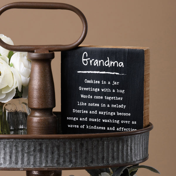 Block Sign - Grandma