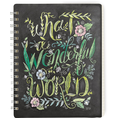 Spiral Notebook -  What A Wonderful World