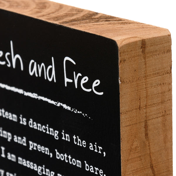 Block Sign - Fresh And Free