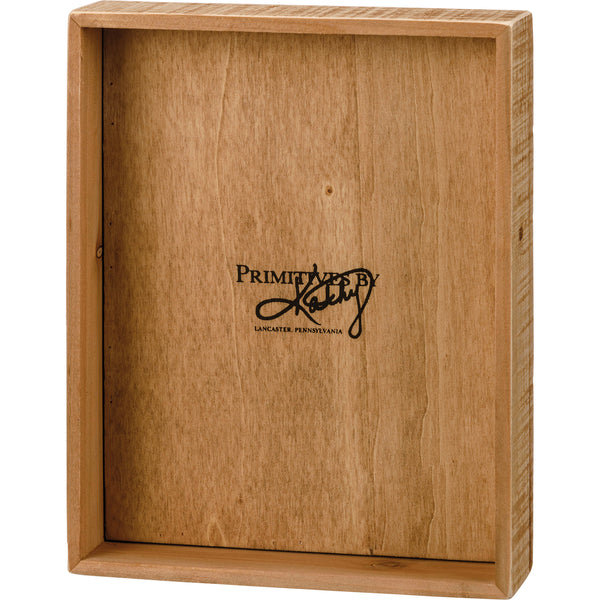 Inset Box Sign - Love