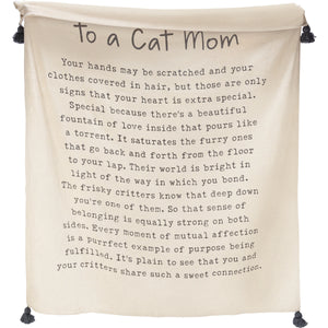 Throw Blanket - To A Cat Mom