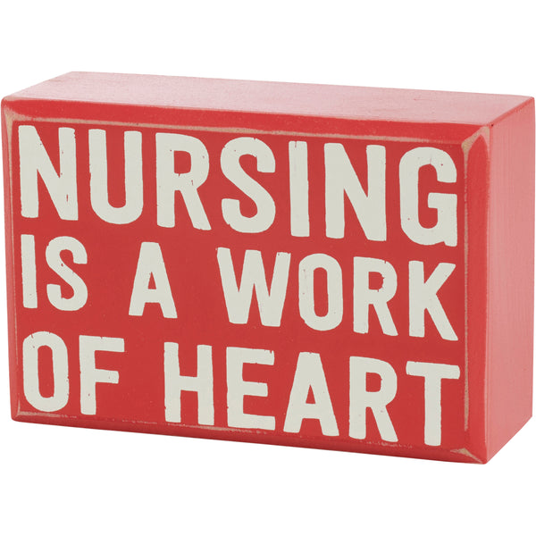 Box Sign and Sock Set - Nursing