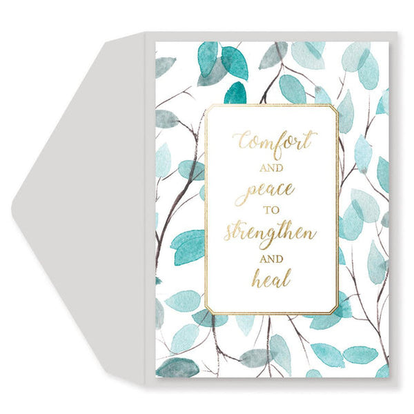 Sympathy Greeting Card - Comfort and Peace