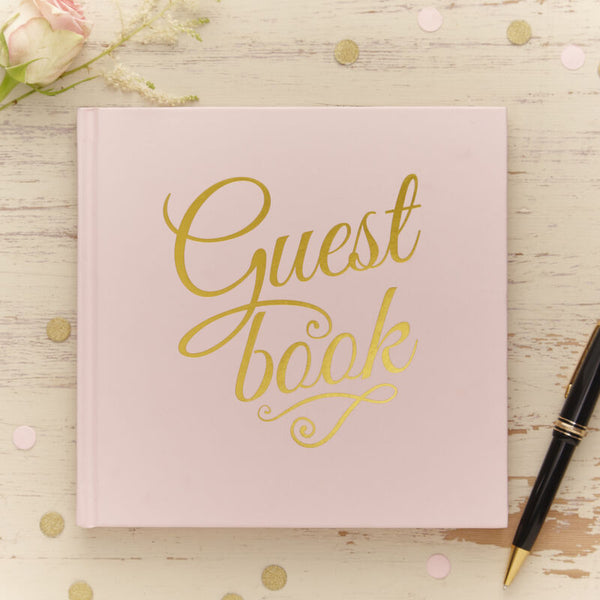 Guest Book - Gold Foiled - Pastel Perfection