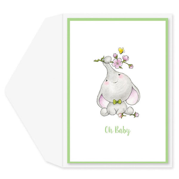 Baby Shower Greeting Card - Baby Bundle