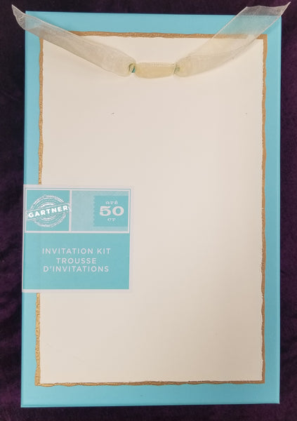 Deckled Edge Print at Home Invitation Kit - 50ct