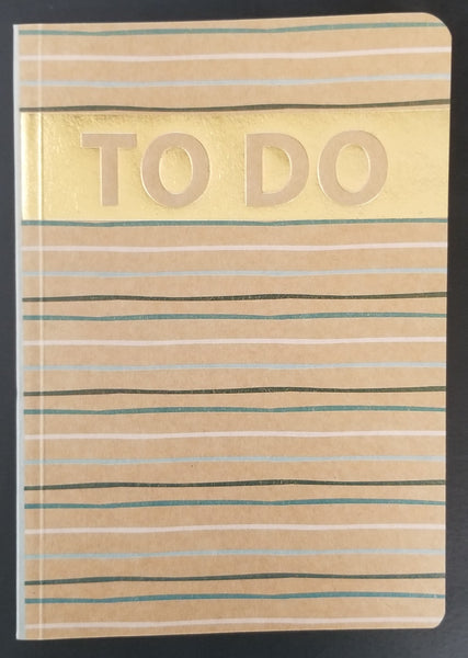 TO DO - Foil Embellished Kraft Notebook