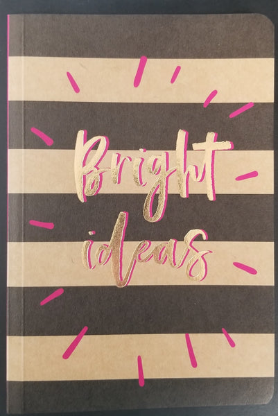Bright Ideas - Foil Embellished Kraft Notebook