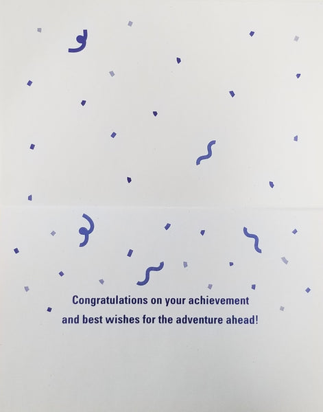 Handmade Graduation Greeting Card - You Did It!
