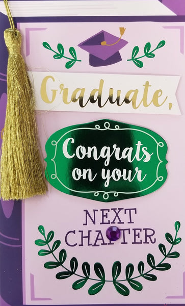 Handmade Graduation Greeting Card - Next Chapter