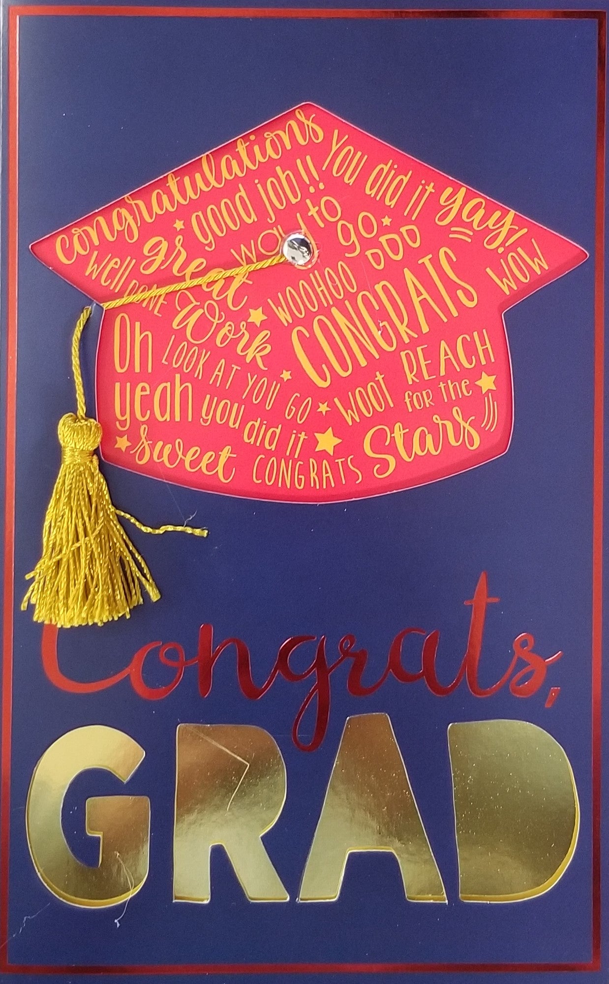 Handmade Graduation Greeting Card - Congrats Grad – Avant-Garde Impressions