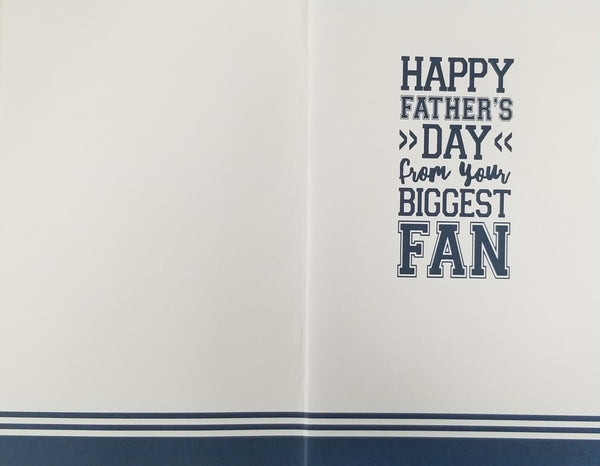 Handmade Father's Day Greeting Card - Dad, You're #1