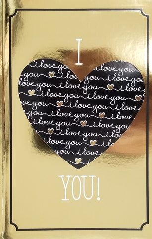 Handmade Valentine's Day Greeting Card - I Love You