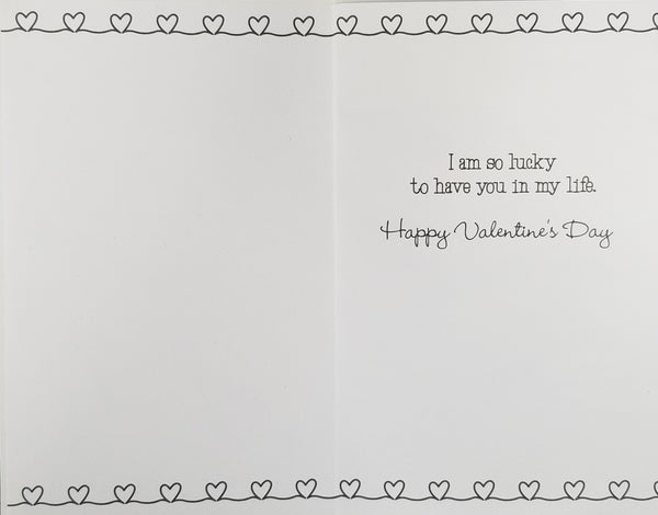 Handmade Valentine's Day Greeting Card - I Love You