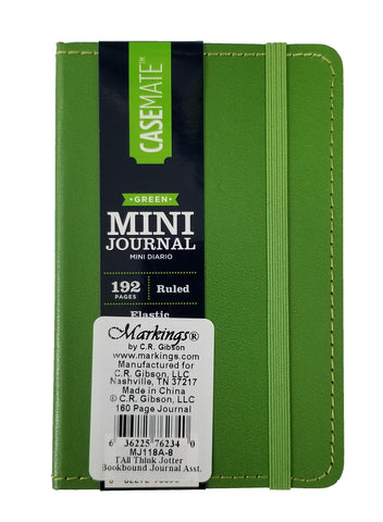 Mini Pocket Journal - Lime Green