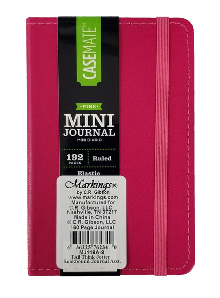 Mini Pocket Journal - Hot Pink