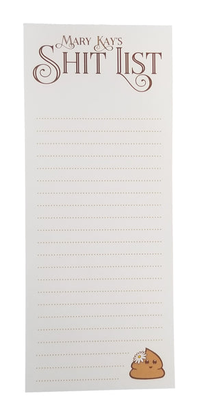Personalized "Sh!t List" Tear-off notepad - 50 pages