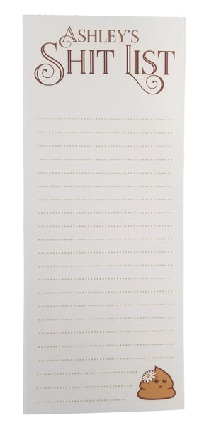 Value 3-Pack Personalized "Sh!t List" Tear-off notepads
