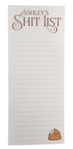 Personalized "Sh!t List" Tear-off notepad - 50 pages
