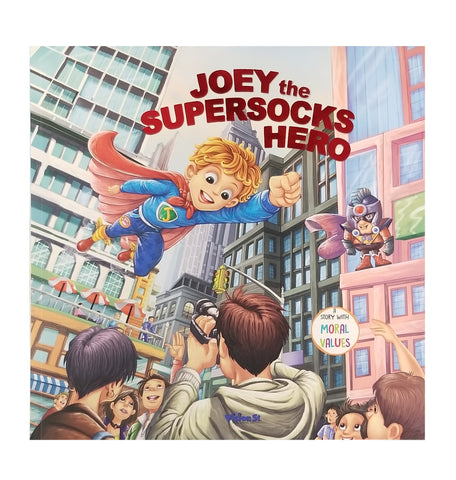 "Joey the Supersocks Hero" Children's Story Book