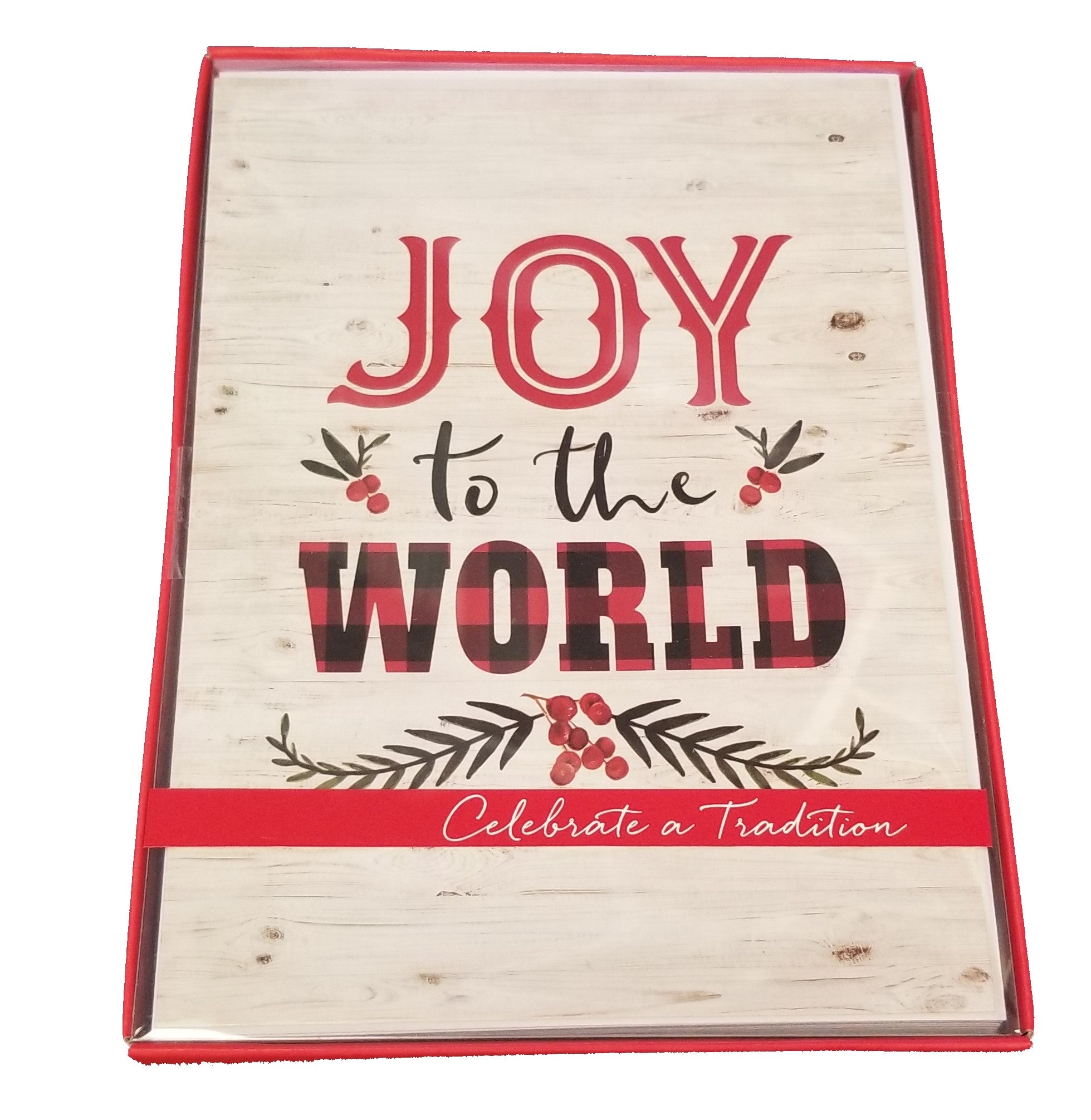 Joy to the World -  Premium Boxed Holiday Cards - 18ct.