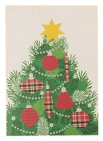 Cozy Christmas Tree -  Premium Boxed Holiday Cards - 18ct.