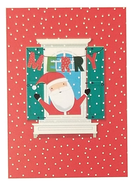 Merry Santa -  Boxed Holiday Cards - 18ct.