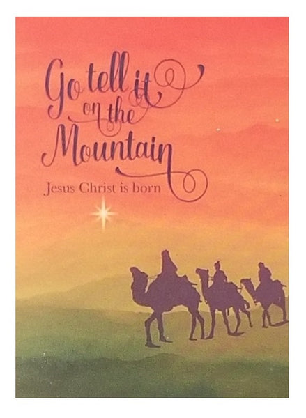 Go Tell It On The Mountain - Premium Boxed Holiday Cards - 16ct.