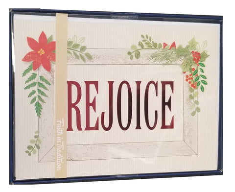 Rejoice - Premium Boxed Holiday Cards - 16ct.