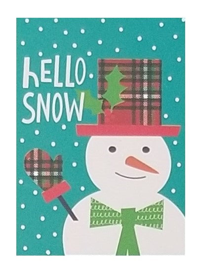 Hello Snow - Premium Boxed Holiday Cards - 16ct.