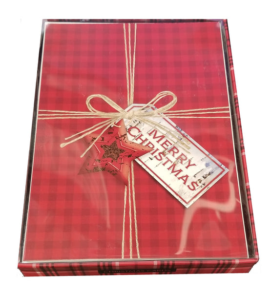 Merry Christmas - Premium Boxed Holiday Cards - 18ct.