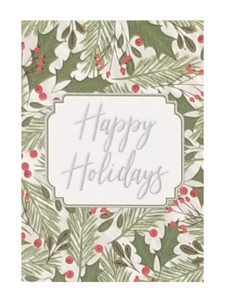 Happy Holidays - Luxury Boxed Holiday Cards - 18ct.