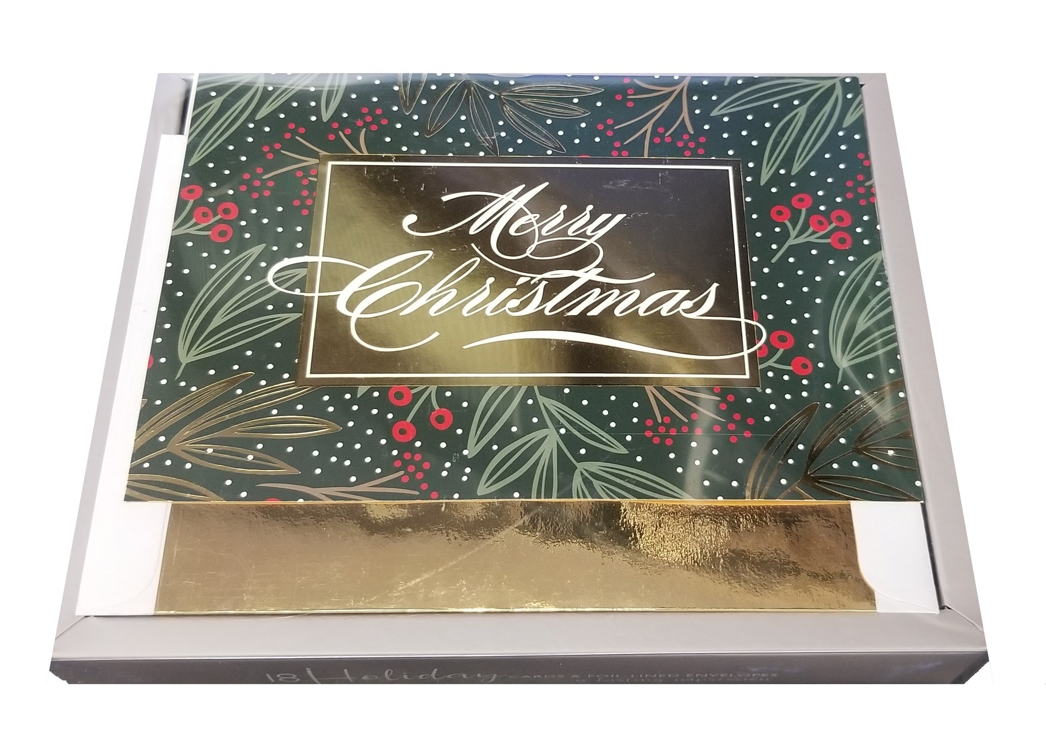 Winter Botanical Christmas - Luxury Boxed Holiday Cards - 18ct.